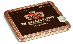 Macanudo Maduro Ascots Tins